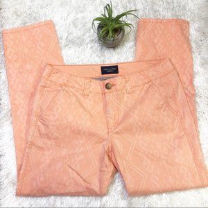 American Eagle Aztec Skinny Colored Jeans